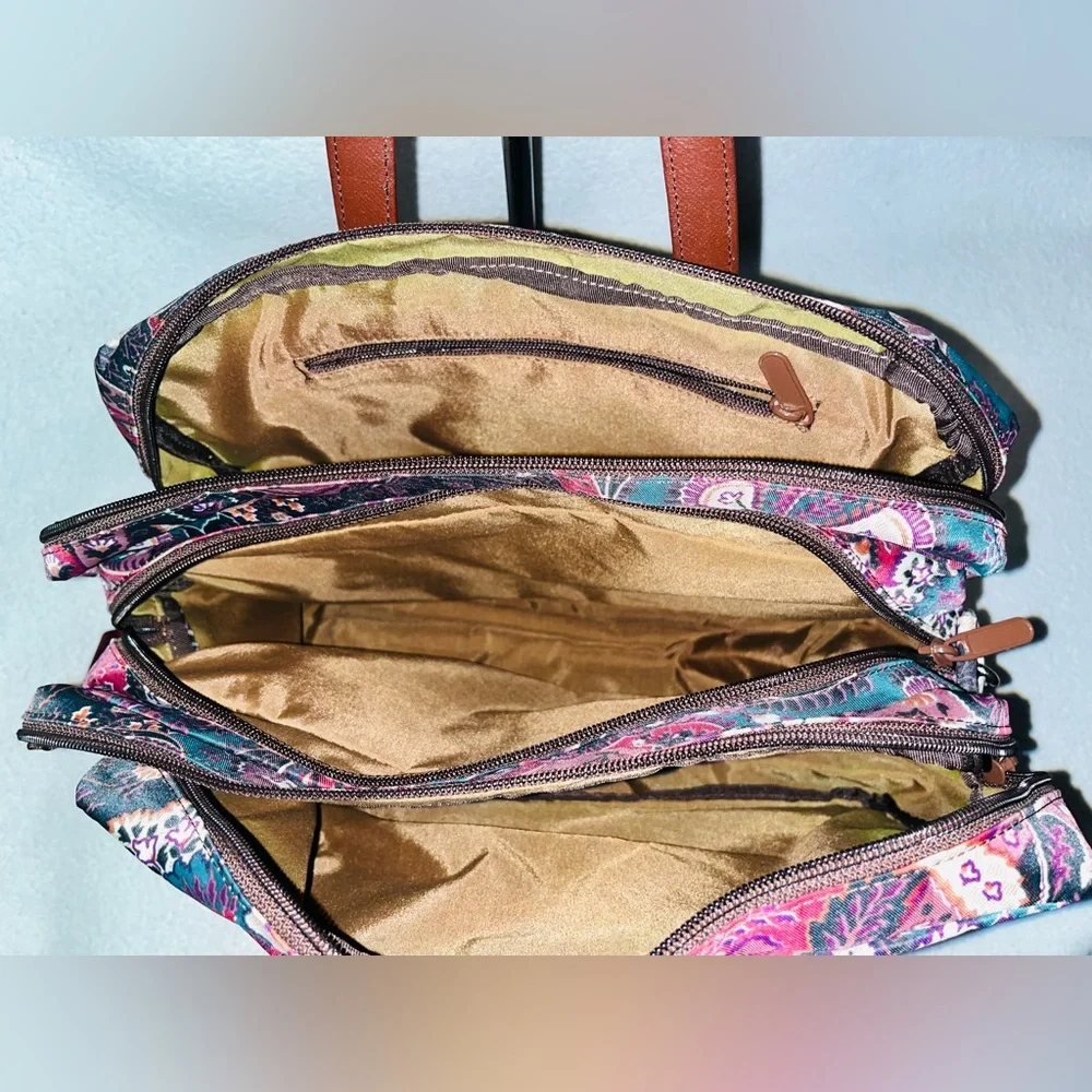 Etro Paisley Nylon Crossbody/Messenger Bag - Picture 10 of 11